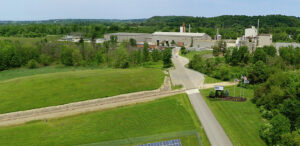 Aerial of facility