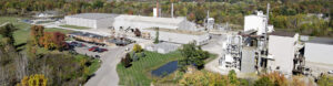 Exterior aerial view of facility